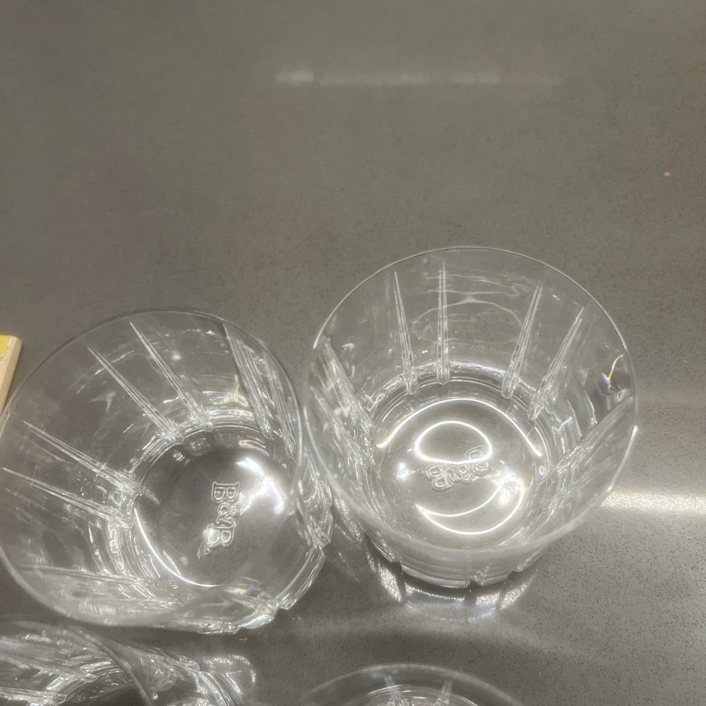 6-Capri Crystal Cristallo Al Piombo 24% Italia 10 oz Whiskey Glasses. EUC